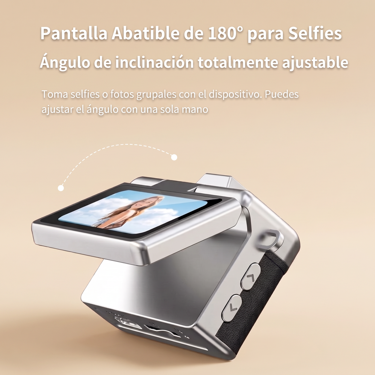 MiniCámara Pantalla Abatible